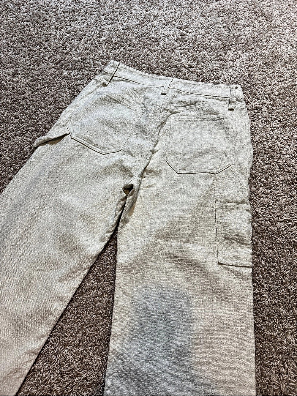 Rag&Bone Women's Cream Wide Leg Cargo Pants Size - Picture 8 of 15